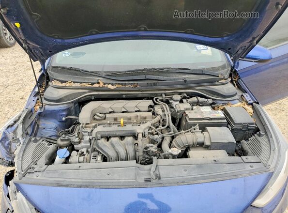 3KPC24A68NE167576 2022 HYUNDAI ACCENT Blue Սալոնի հետևի տեսք