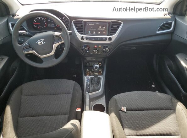 3KPC24A69NE187769 2022 HYUNDAI ACCENT Silver Առջևի վահանակի տեսք