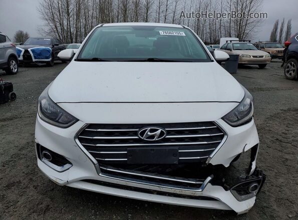 3KPC24A6XNE156272 2022 HYUNDAI ACCENT White Widok z przodu