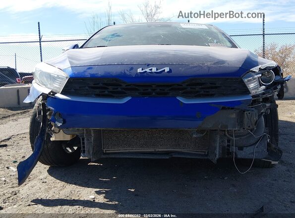 3KPF24AD1NE416795 2022 KIA FORTE Blue წინა ხედი
