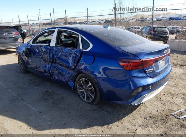 3KPF24AD1NE416795 2022 KIA FORTE Blue უკანა მარცხენა