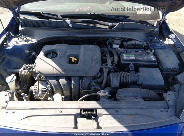 3KPF24AD1NE416795 2022 KIA FORTE Blue უკანა ხედი