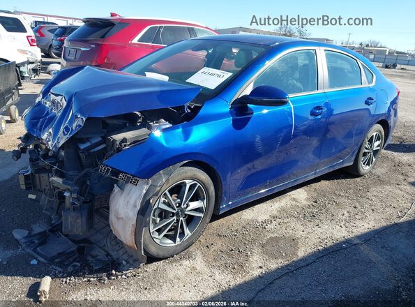 3KPF24AD3RE794705 2024 KIA FORTE Синий Передняя левая четверть