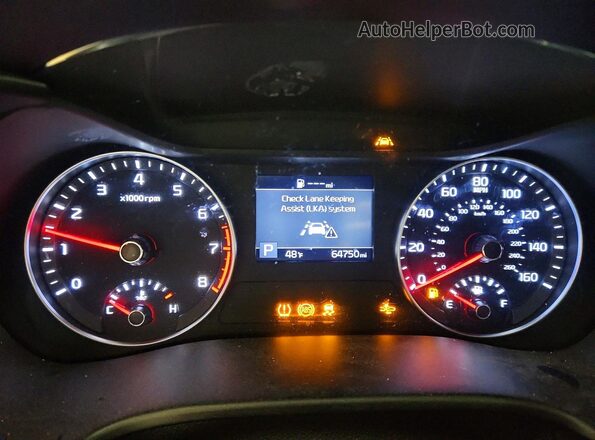 3KPF24AD4LE234277 2020 KIA FORTE White Widok zestawu wskaźników