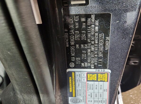 3KPF24AD7KE061255 2019 KIA FORTE Gray 