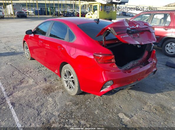 3KPF24AD7NE432712 2022 KIA FORTE Красный Задняя левая четверть