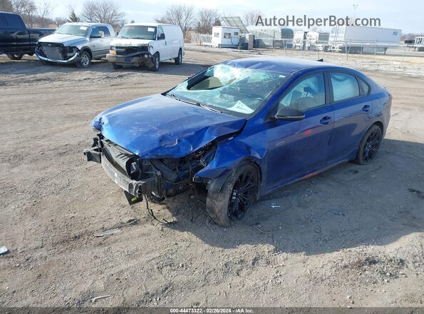 3KPF34AD1ME353161 2021 KIA FORTE Blue Vista tres cuartos delantera izquierda