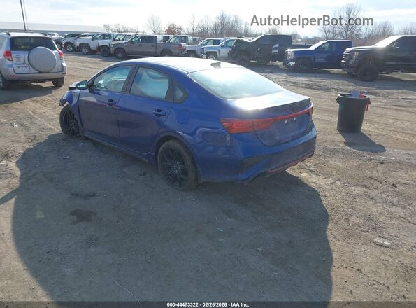 3KPF34AD1ME353161 2021 KIA FORTE Blue Trasero izquierdo