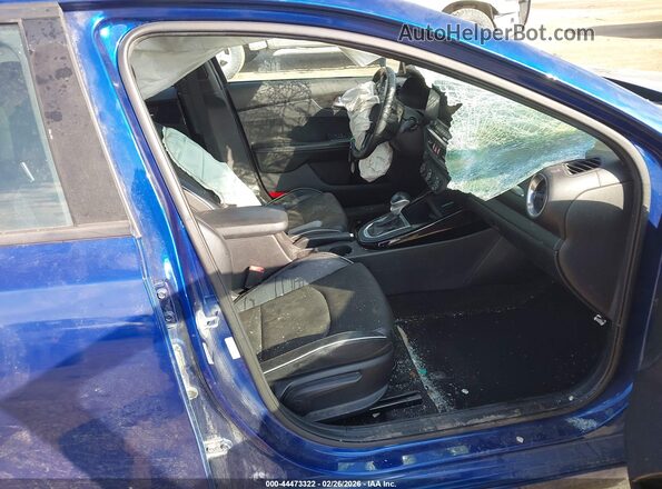 3KPF34AD1ME353161 2021 KIA FORTE Blue Vista interior delantera