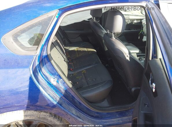3KPF34AD1ME353161 2021 KIA FORTE Blue Vista de la etiqueta del VIN