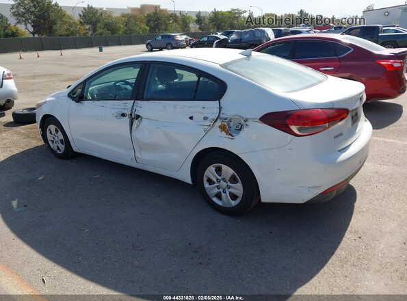 3KPFK4A75HE054436 2017 KIA FORTE White Հետևի ձախ