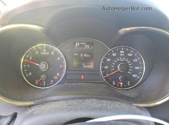 3KPFK4A77JE221918 2018 KIA FORTE Черный Вид щитка приборов