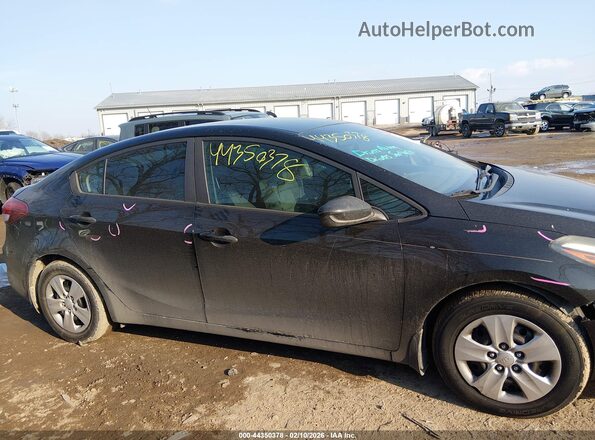 3KPFK4A79HE017616 2017 KIA FORTE Серый Вид задней части салона