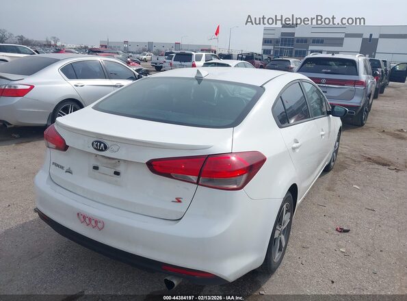 3KPFL4A73JE219239 2018 KIA FORTE White 