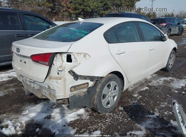 3KPFL4A75HE100344 2017 KIA FORTE Белый Задняя правая четверть