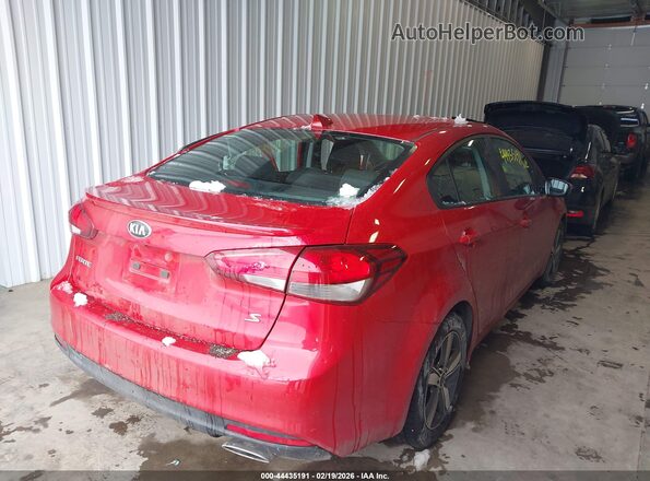 3KPFL4A76JE219624 2018 KIA FORTE Red Trasero derecho