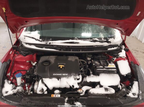 3KPFL4A76JE219624 2018 KIA FORTE Red Vista trasera