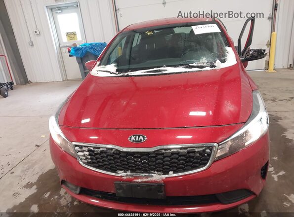 3KPFL4A76JE219624 2018 KIA FORTE Red Vista del cuadro de instrumentos