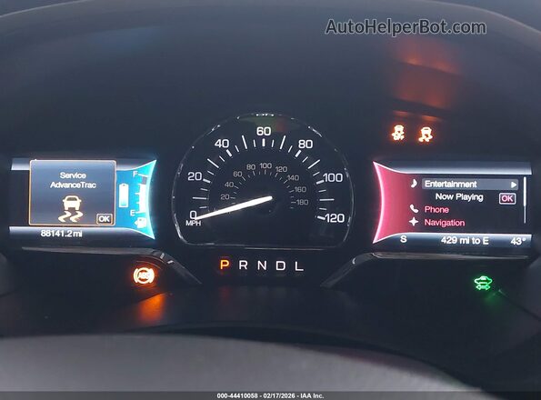 3LN6L2LU0GR626083 2016 LINCOLN MKZ HYBRID Brown Widok tylnych siedzeń