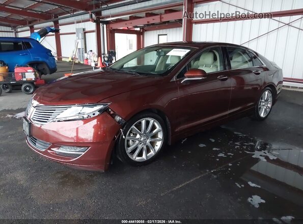 3LN6L2LU0GR626083 2016 LINCOLN MKZ HYBRID Brown Przód lewy