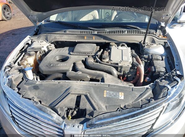 3LN6L2LU1GR625749 2016 LINCOLN MKZ HYBRID Silver უკანა ხედი