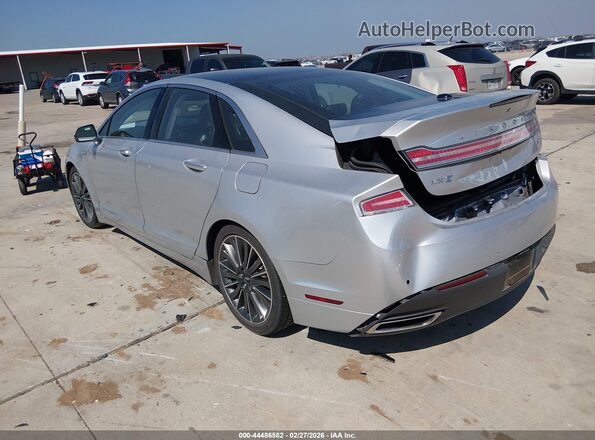 3LN6L2LU6GR603620 2016 LINCOLN MKZ HYBRID Silver Rear left