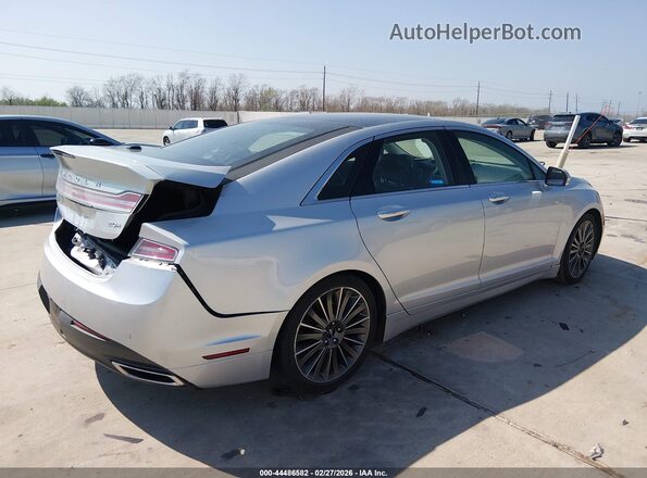 3LN6L2LU6GR603620 2016 LINCOLN MKZ HYBRID Silver Rear right