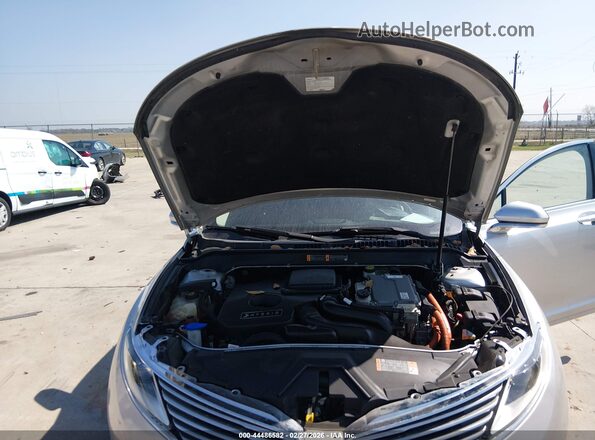 3LN6L2LU6GR603620 2016 LINCOLN MKZ HYBRID Silver Rear view