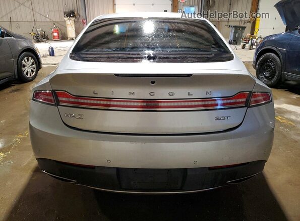 3LN6L5C96JR613648 2018 LINCOLN MKZ Silver Vista trasera