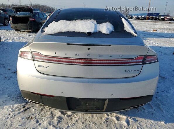 3LN6L5F93JR609861 2018 LINCOLN MKZ Silver Widok z tyłu