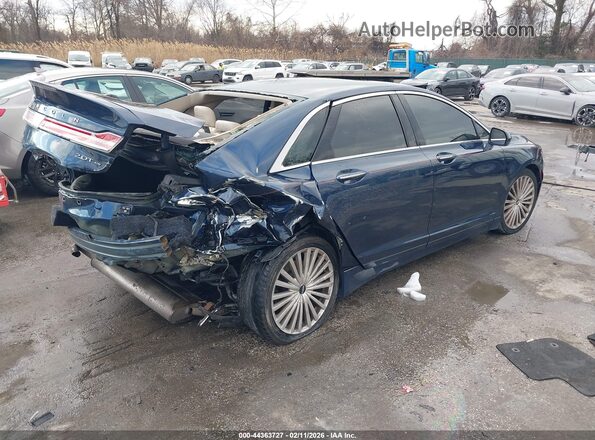 3LN6L5F9XHR634475 2017 LINCOLN MKZ Blue Հետևի աջ