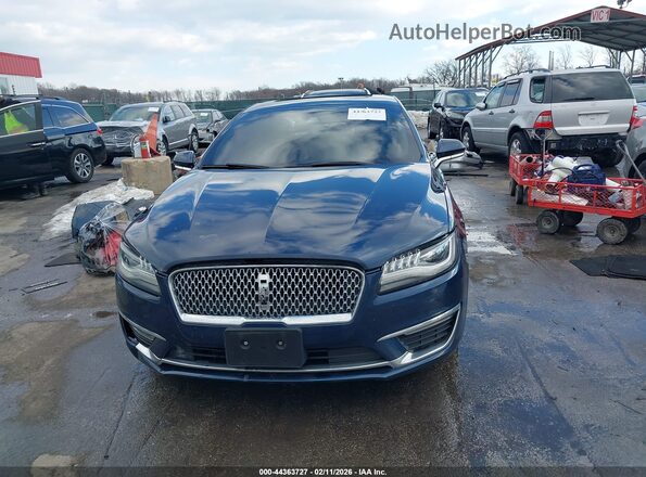 3LN6L5F9XHR634475 2017 LINCOLN MKZ Blue Սալոնի հետևի տեսք