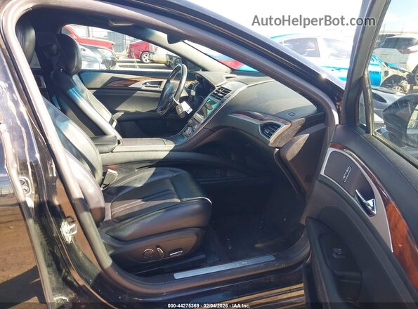 3LN6L5LU0JR614900 2018 LINCOLN MKZ HYBRID Black Front interior view