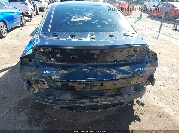 3LN6L5LU0JR614900 2018 LINCOLN MKZ HYBRID Black Front view