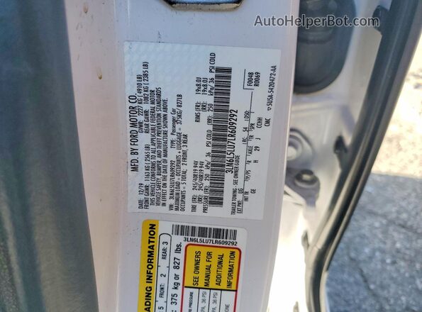 3LN6L5LU7LR609292 2020 LINCOLN MKZ White Շարժիչի բաժամունքի տեսք