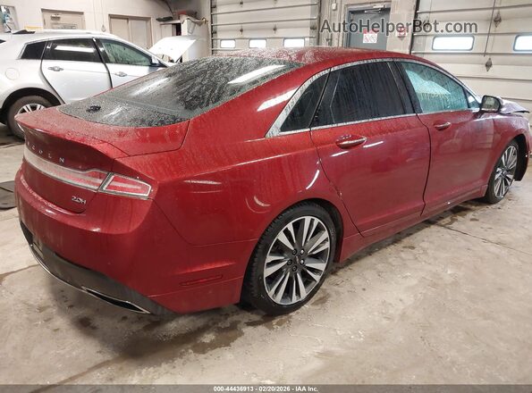 3LN6L5MU2HR608072 2017 LINCOLN MKZ HYBRID Red Հետևի աջ