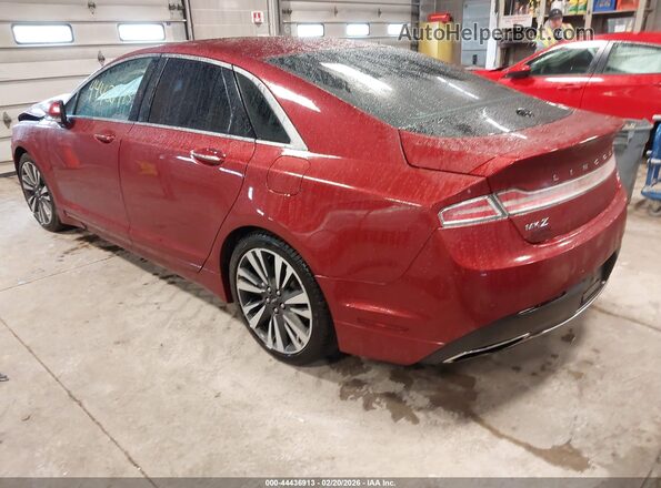 3LN6L5MU2HR608072 2017 LINCOLN MKZ HYBRID Red Հետևի ձախ