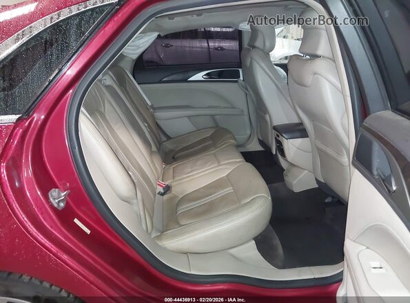 3LN6L5MU2HR608072 2017 LINCOLN MKZ HYBRID Red VIN կոդի պիտակի տեսք