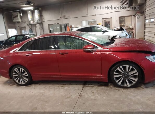 3LN6L5MU2HR608072 2017 LINCOLN MKZ HYBRID Red Սալոնի հետևի տեսք