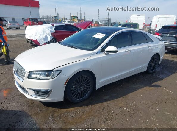 3LN6L5MU7JR622295 2018 LINCOLN MKZ HYBRID White Առջևի ձախ երեք քառորդ տեսարան