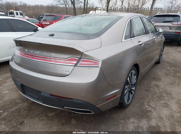 3LN6L5MUXJR605474 2018 LINCOLN MKZ HYBRID Beige Rear right