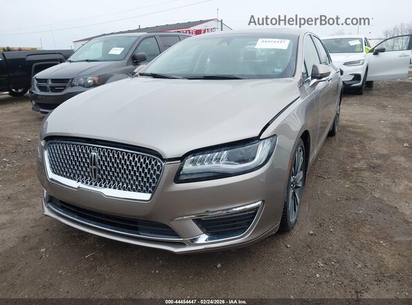 3LN6L5MUXJR605474 2018 LINCOLN MKZ HYBRID Beige Front left