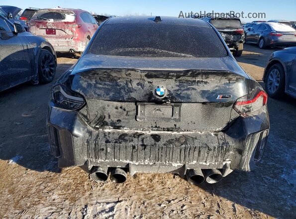 3MF13DM01R8E31668 2024 BMW M2 Black უკანა ხედი