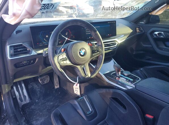 3MF13DM01R8E31668 2024 BMW M2 Black წინა პანელის ხედი