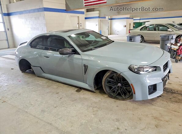3MF13DM02P8C99484 2023 BMW M2 Серебряный Передняя правая четверть