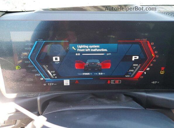3MF13DM07R8E80373 2024 BMW M2 Black Widok zestawu wskaźników