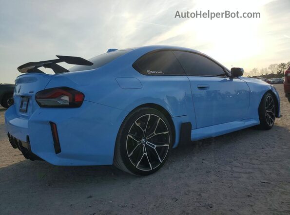 3MF23DM01S8E94568 2025 BMW M2 Blue Հետևի աջ