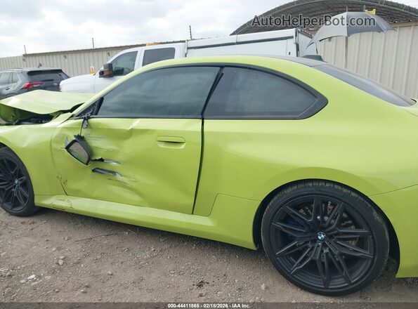 3MF23DM03T8F98643 2026 BMW M2 Green Вид задньої частини салону