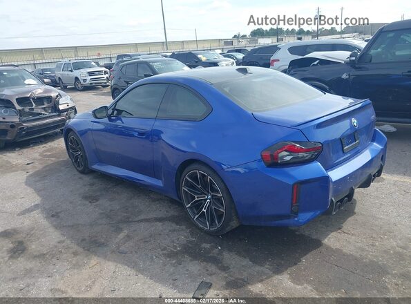 3MF23DM08T8F90070 2026 BMW M2 Blue Հետևի ձախ