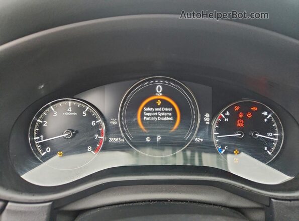 3MVDMBBM8PM524116 2023 MAZDA CX-30 Black Вид щитка приладів